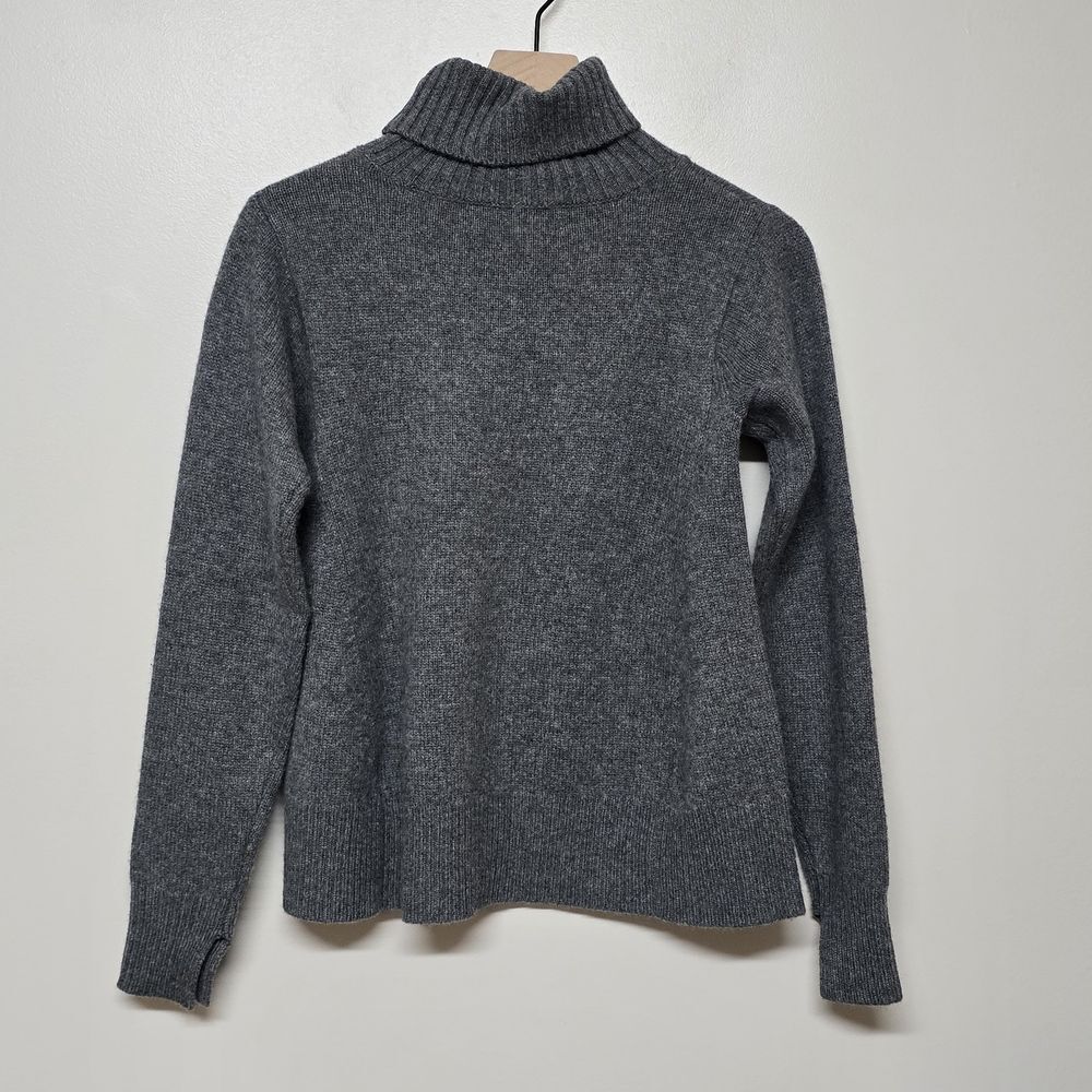 CO‎ Collection Sweater XS 100% Cashmere Relaxed Fit Knit Turtleneck Quiet Luxury - Picture 4 of 9